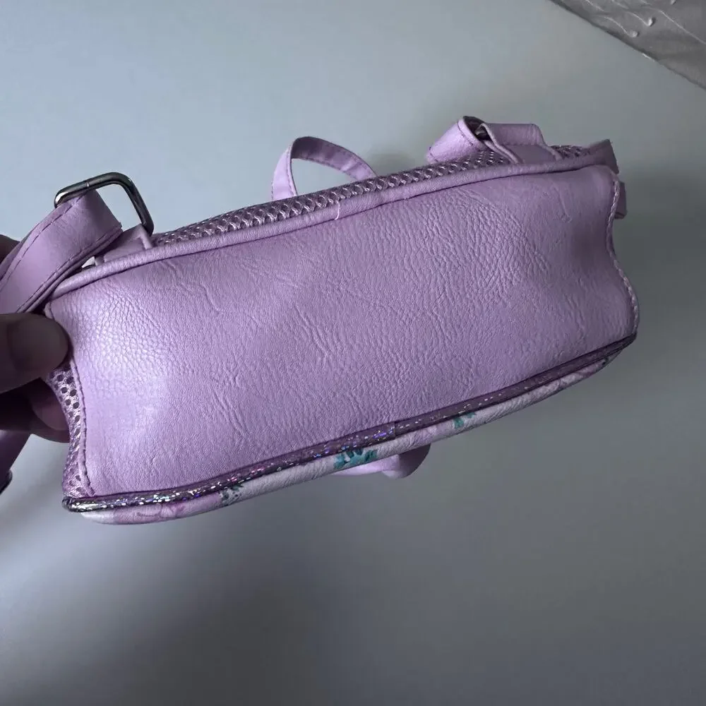 OMG ACCESSORIES Kids' Love Bow Print Mini Backpack In Cotton Candy